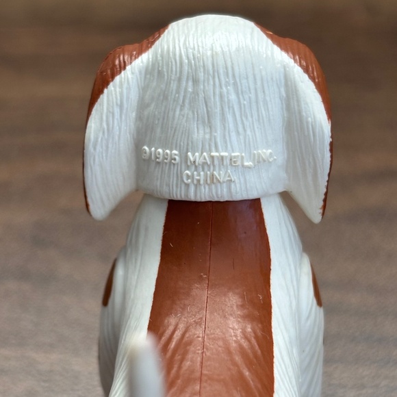 VINTAGE 1995 Mattel BARBIE Vet Dog White Toy Figure Pet Doctor Set Replacement - Picture 6 of 9